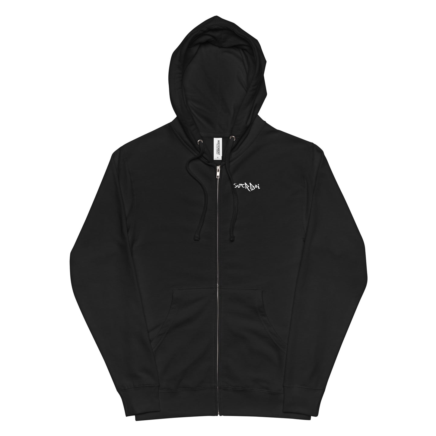 Fleece zip up hoodie