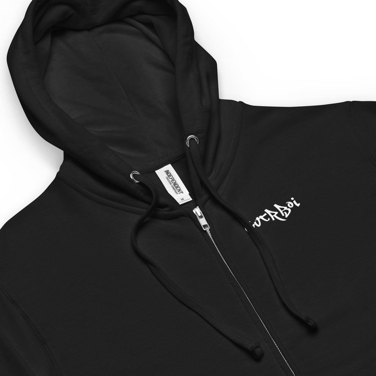 Fleece zip up hoodie